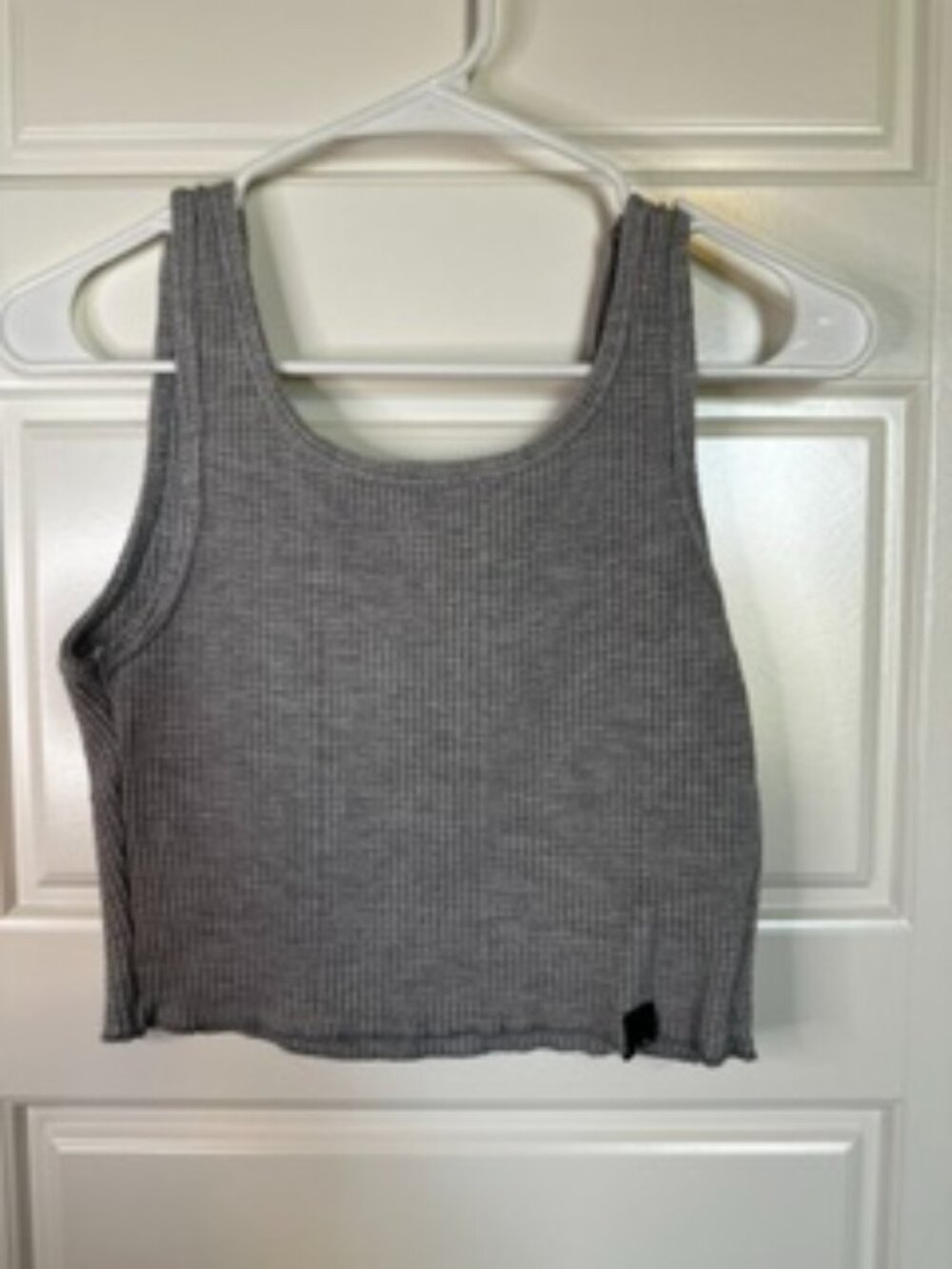 True Religion Gray Tank Top Crop Top